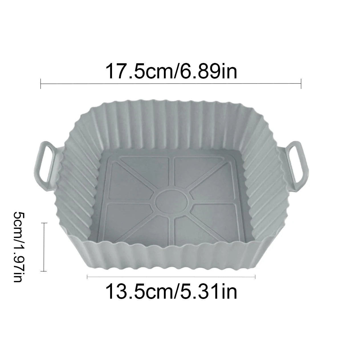 Reusable Air Fryer Silicone Liners Pot Non-Stick Airfryer Basket Cooking Gadgets Baking Tray Pizza Pan Oven Kitchen Accessories